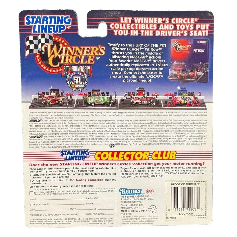 Jeff Gordon Starting‎ Lineup Winners Circle 1998 Series 2